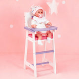 Olivia's Little World Wooden Baby Doll High Chair