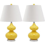 Set of 2 Eva Double Gourd Glass Lamps