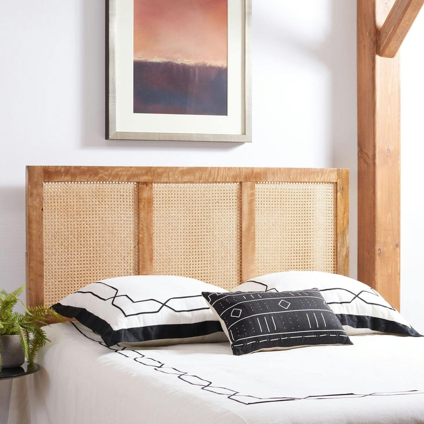 Vienna Cane Headboard, Natural