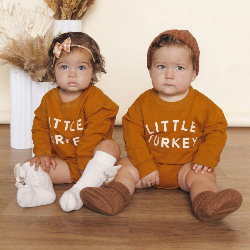 Cinnamon Plaid Tulle Bow Baby Headband