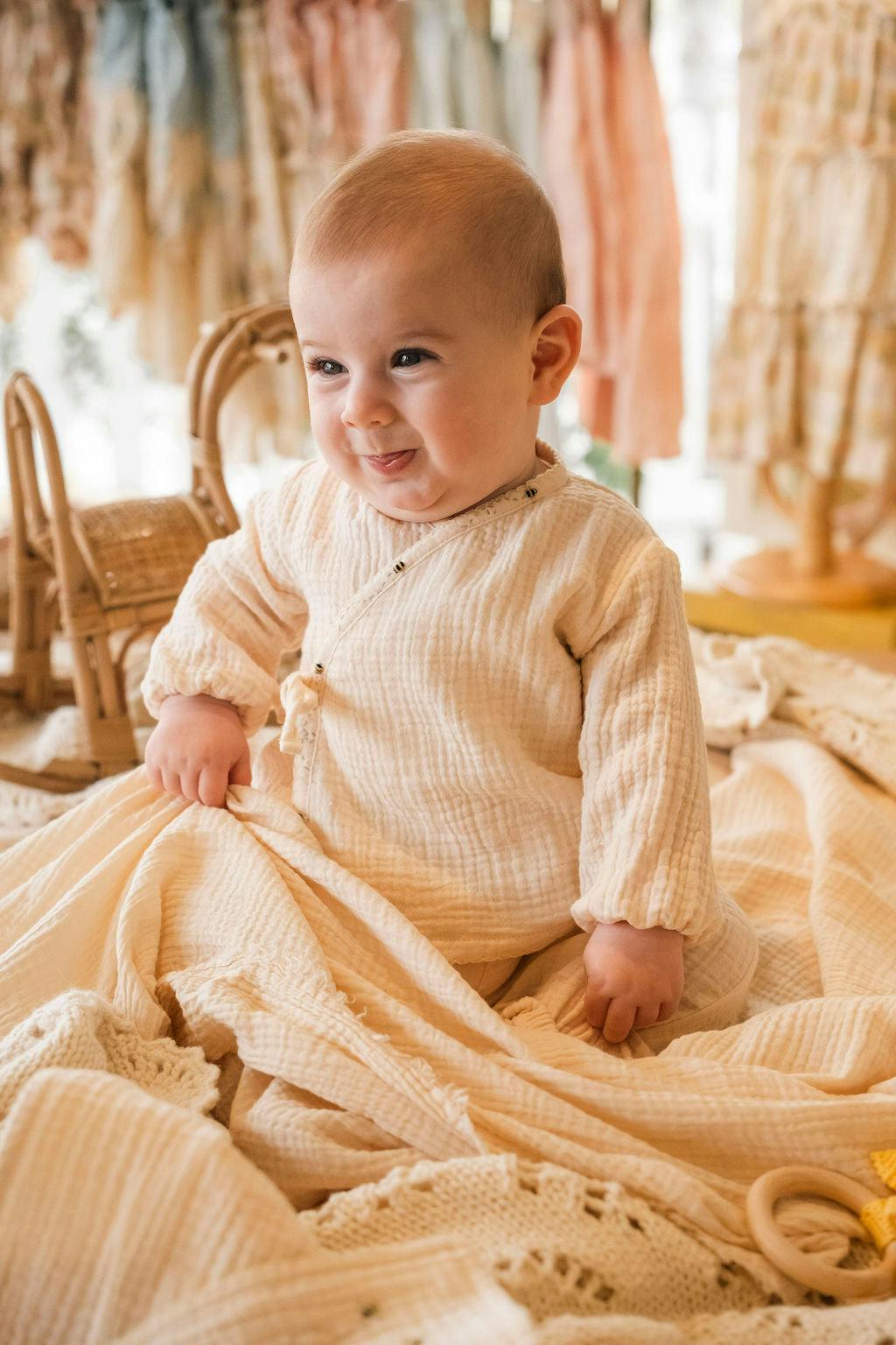 Gauze Three Piece Set