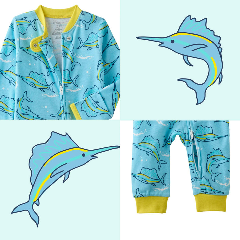 SHADOW Sleep & Play Baby Pajamas for Boys & Girls