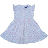 Blush Bows Ruffle Dress