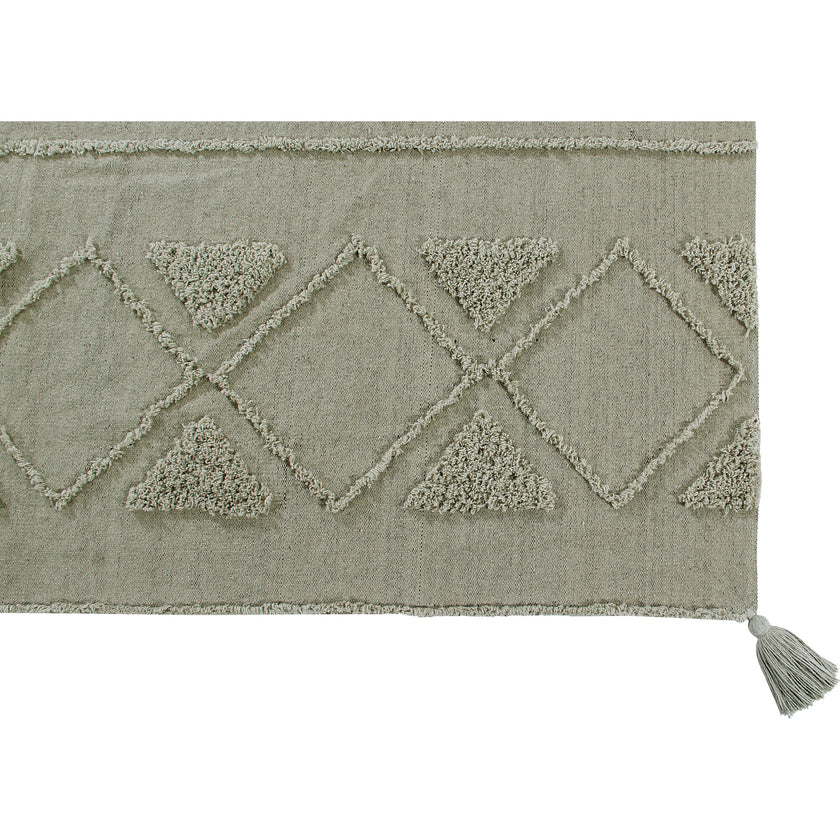 Tribu Washable Rug, Green