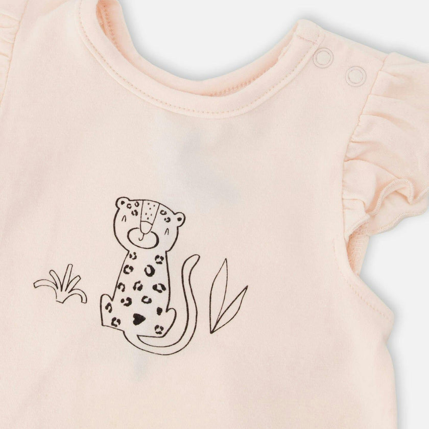Organic Cotton Jersey Top And Short Set