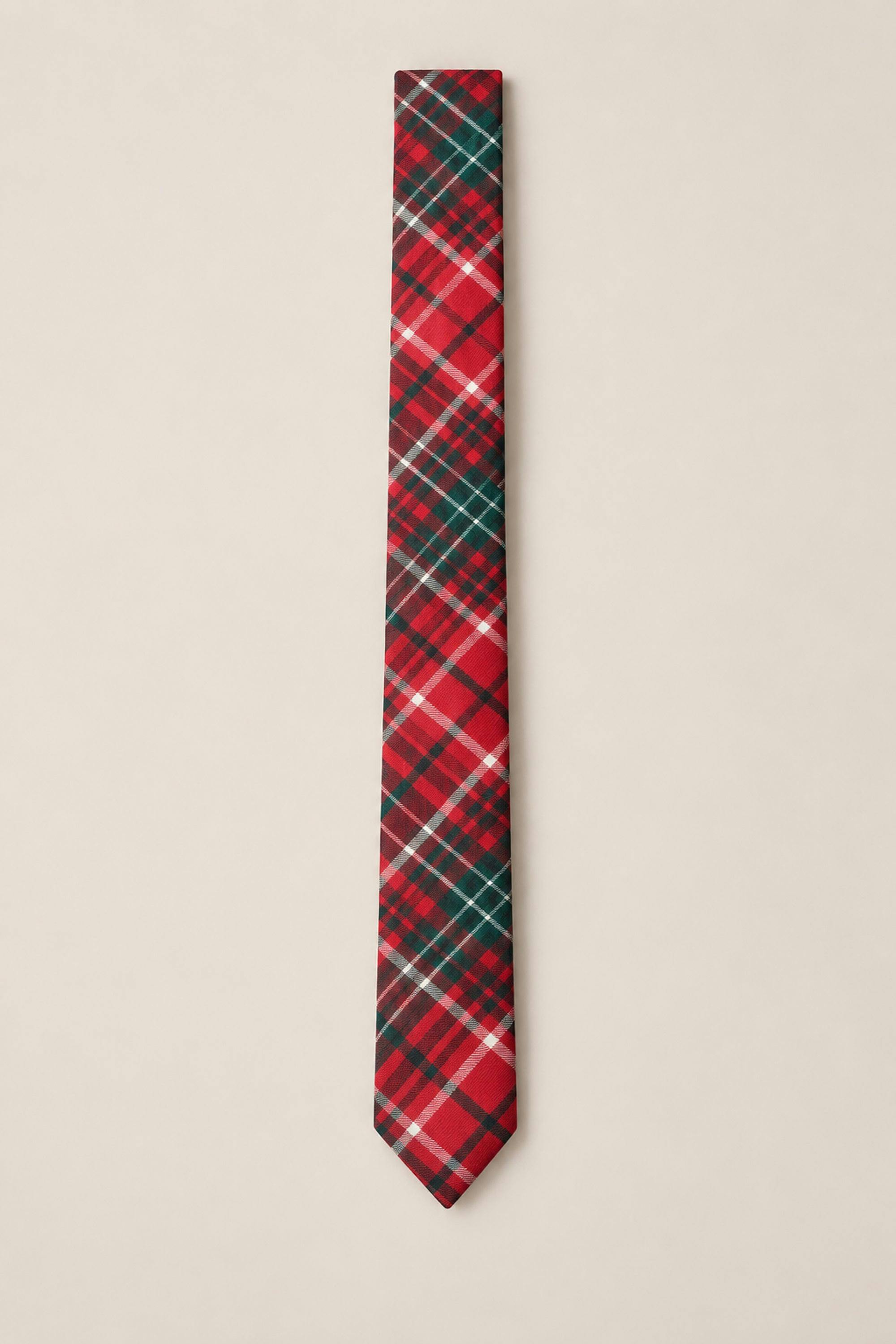 Ties in Christmas Cheer Plaid