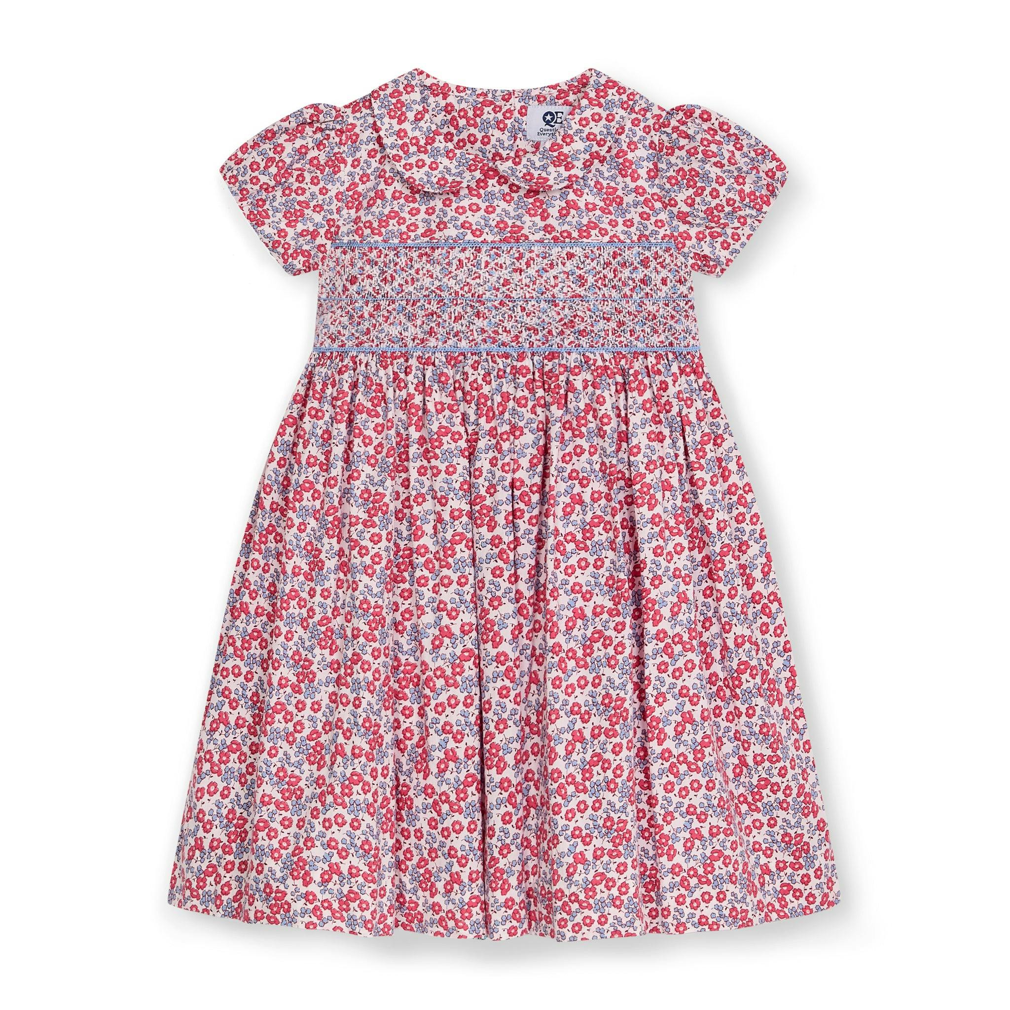 Smocked Girls Dress Augusta