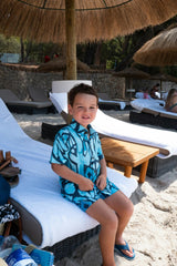 The Desert Island - Full Moon - Boys Hawaiian Shirt