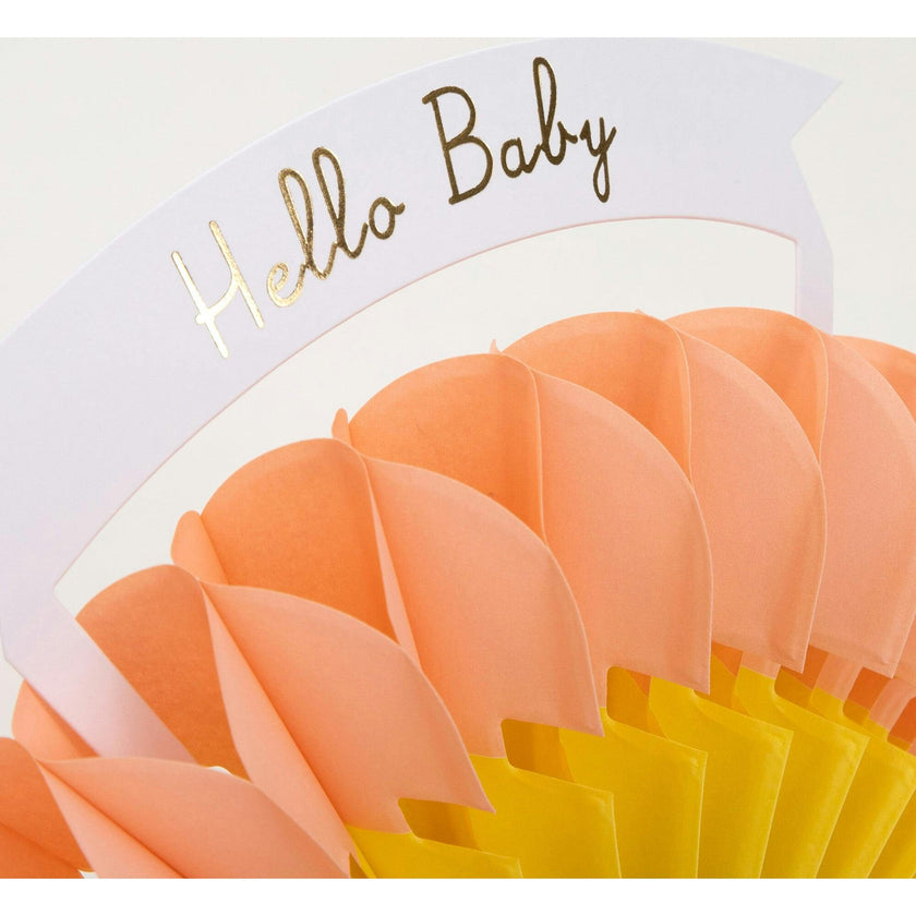 Honeycomb Rainbow Baby Card