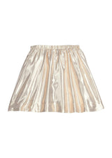 Metallic Elastic Waist Pull-On Circle Skirt