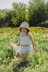 Daisies Tutu - Seafoam
