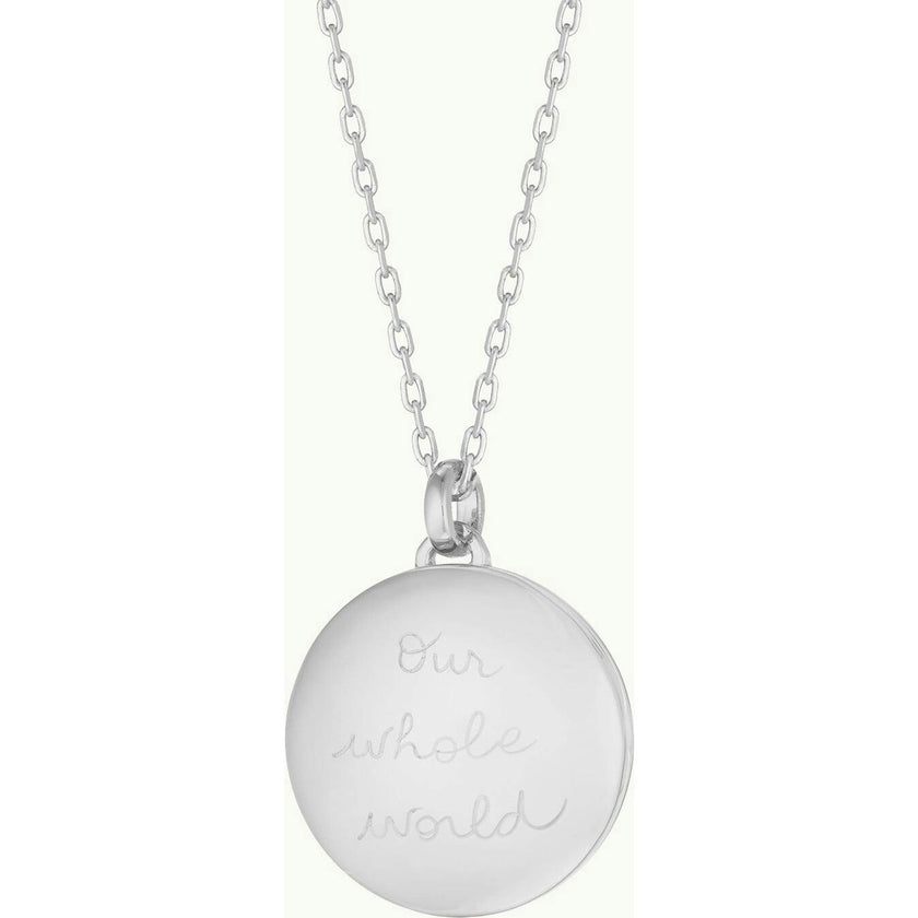 Personalized Locket Necklace, Sterling Silver