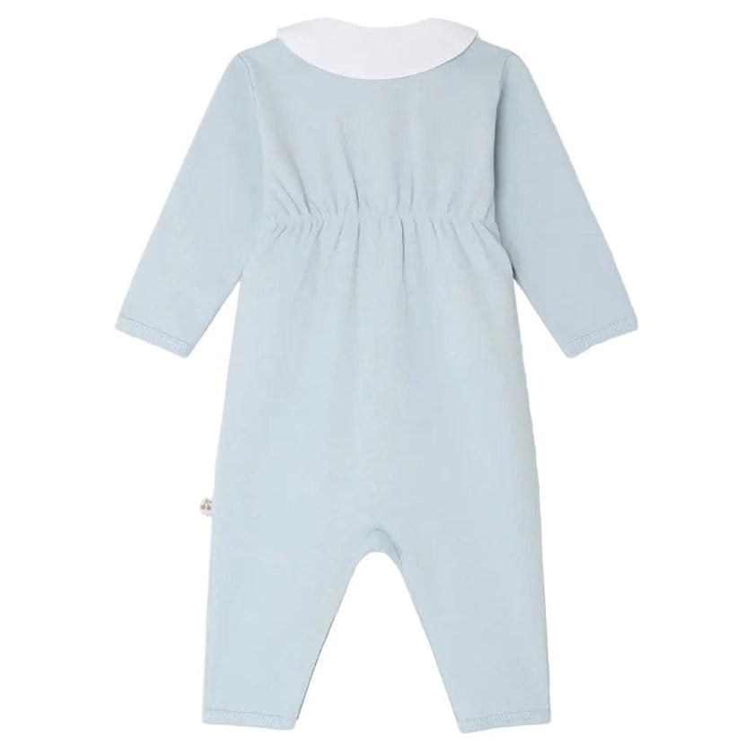 BONPOINT Anton Train Pajamas - Bleu Moyen