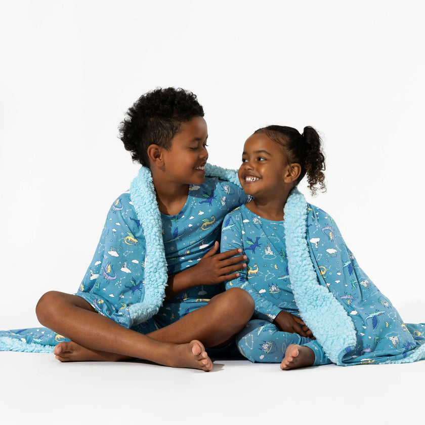 Dragon Dreams Bamboo Sherpa Blanket