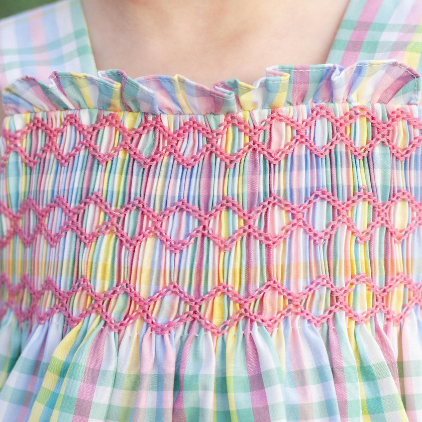Esme Girl Bubble - Pastel Gingham