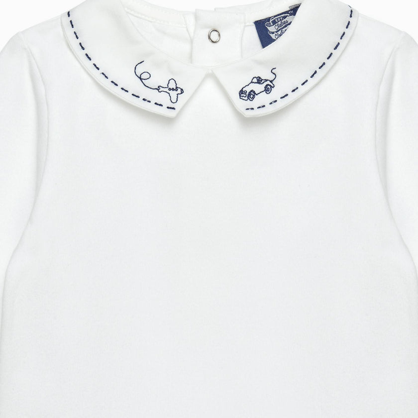Baby Monty Long-Sleeved Bodysuit in Car & Airplane