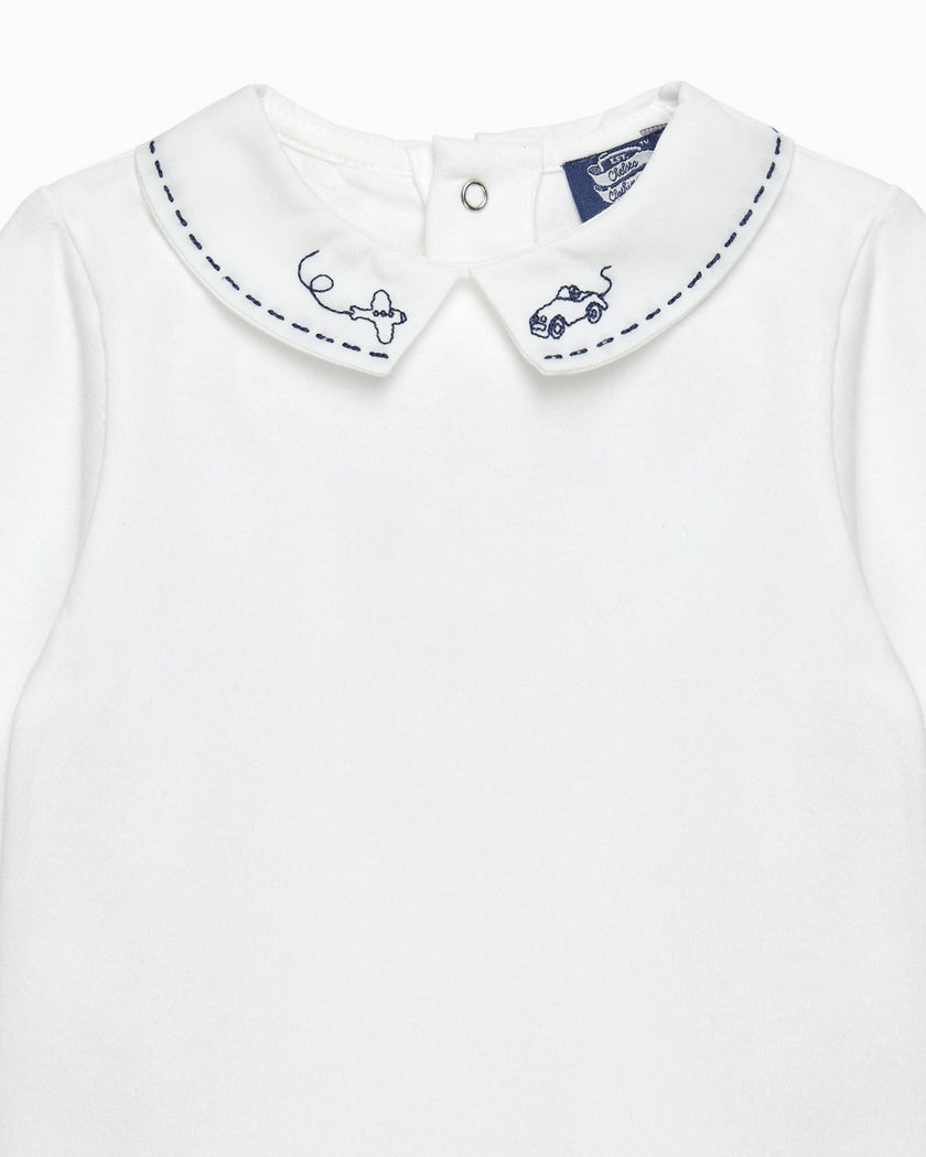 Baby Monty Long-Sleeved Bodysuit in Car & Airplane