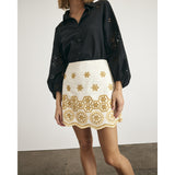 Clarisse Skirt, Cream