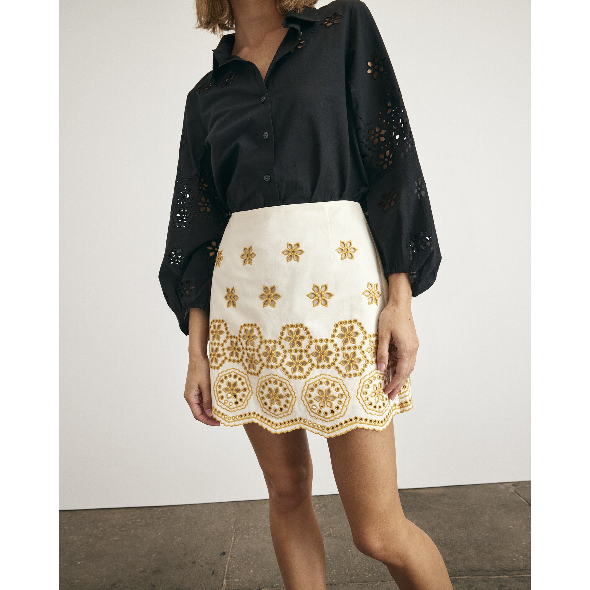 Clarisse Skirt, Cream