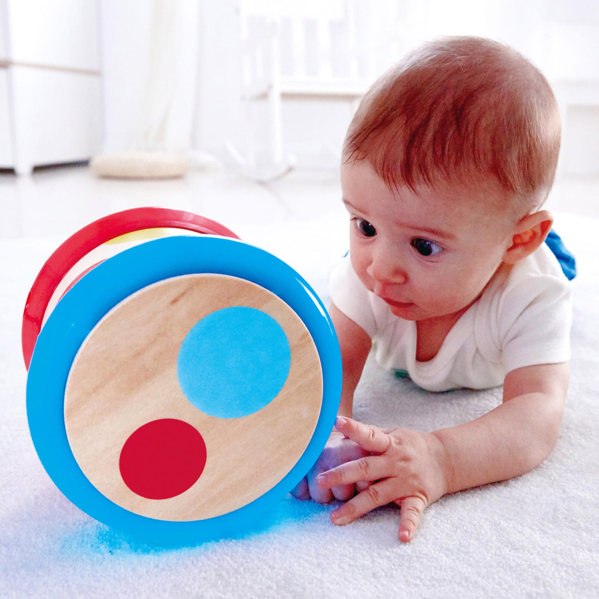 Baby Drum Colorful Rolling Musical Instrument Toy