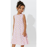 Milk & Cookies Pink Bamboo Girls' Sleeveless Dress