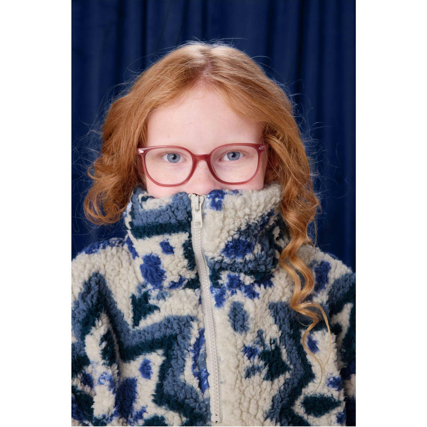 Teddy Fleece Pullover, Multi