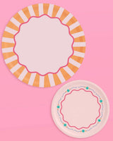 Italian Summer Plates - 32 matte paper plates