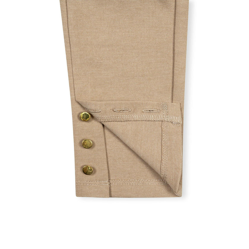 Button Cuff Ponte Pant