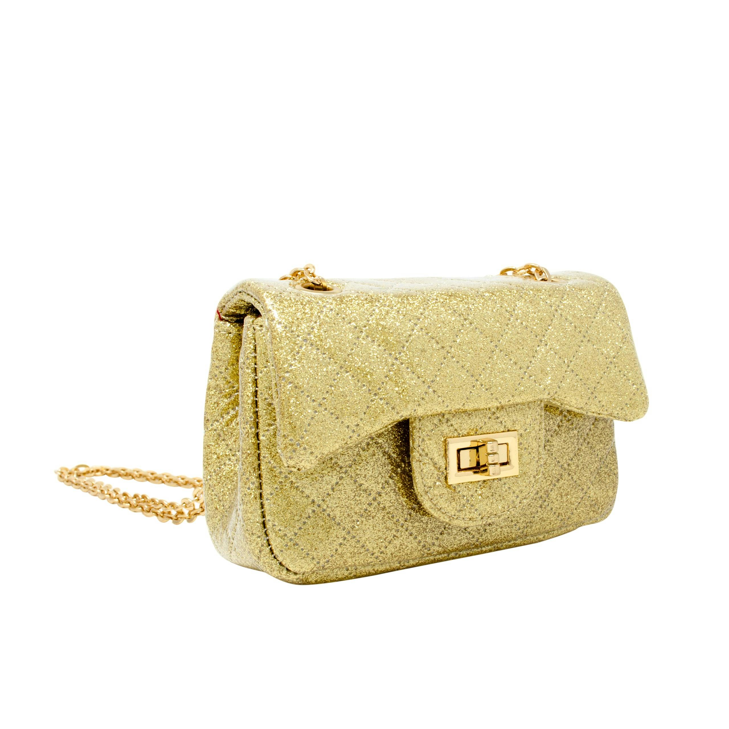 Classic Quilted Sparkle Mini Handbag