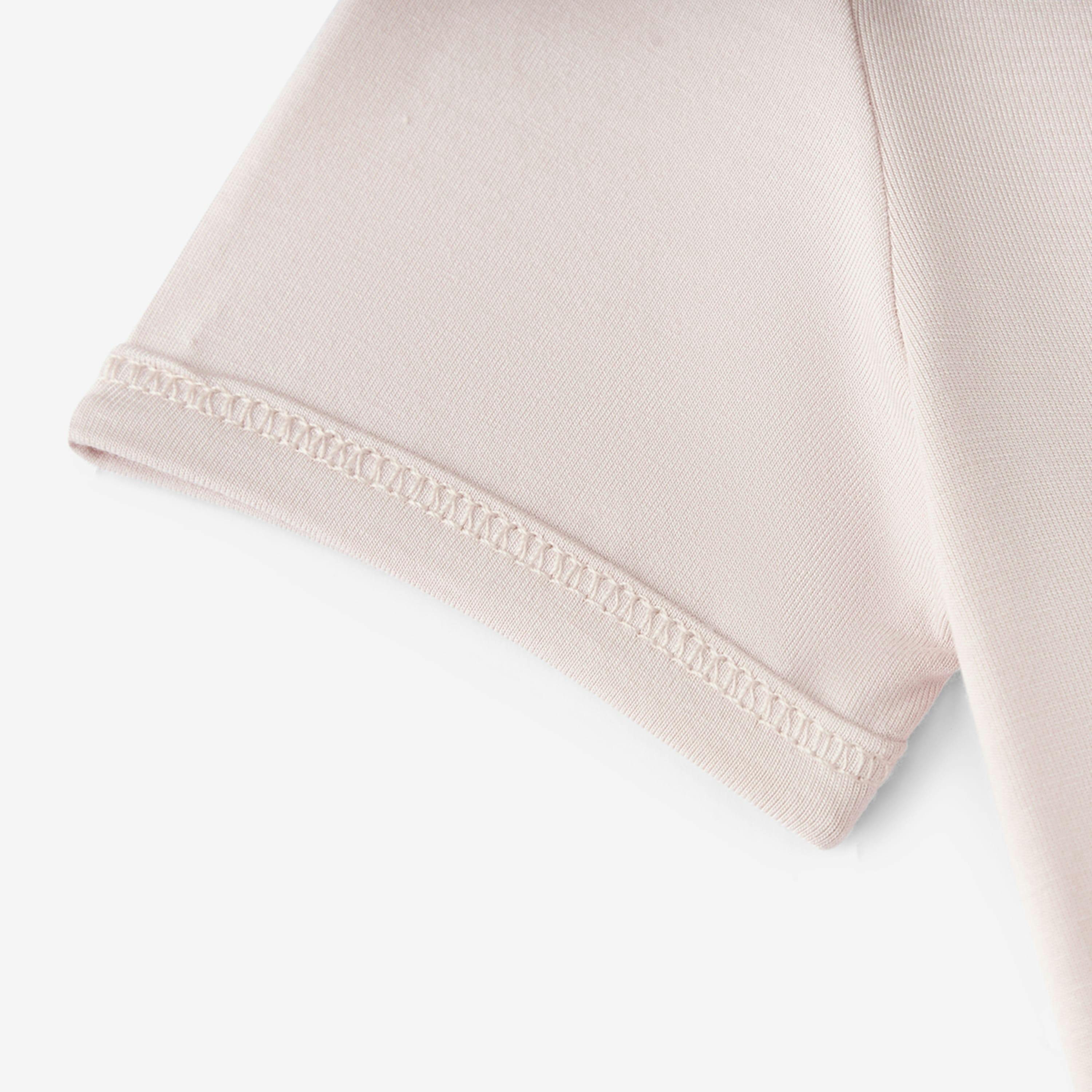 Sepia Rose Luxe Solid Short Sleeve One Piece