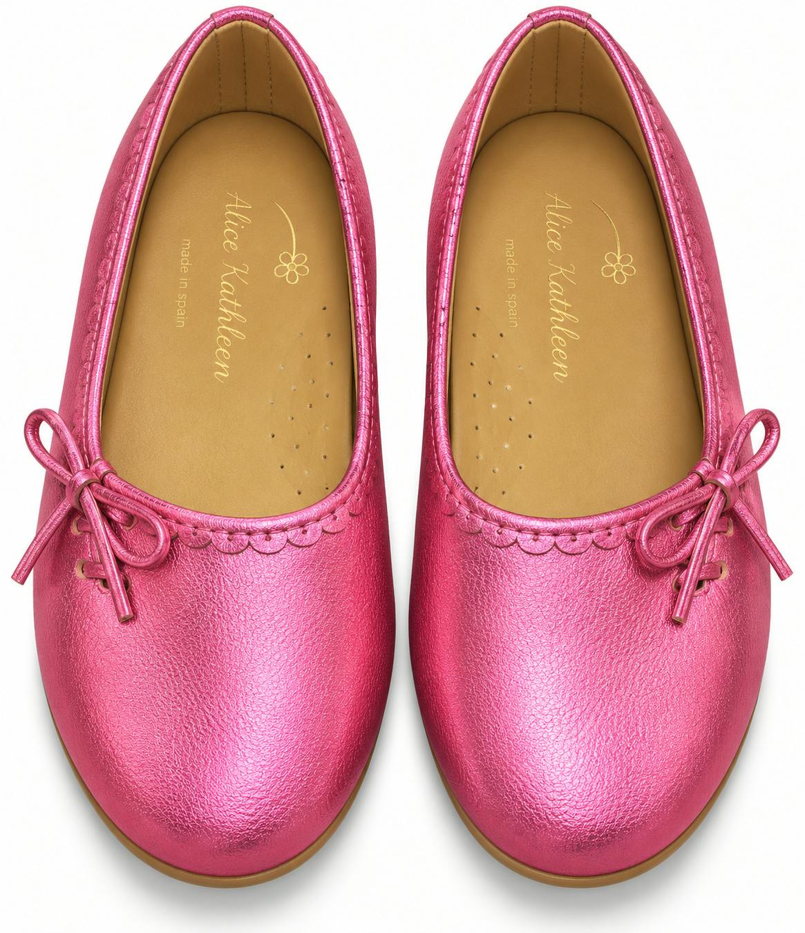 Beatrice Flat in Metallic Bubble