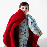 Merry Minions Holiday Bamboo Sherpa Blanket