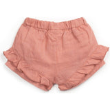 Bow Waist Ruffle Waist Shorts