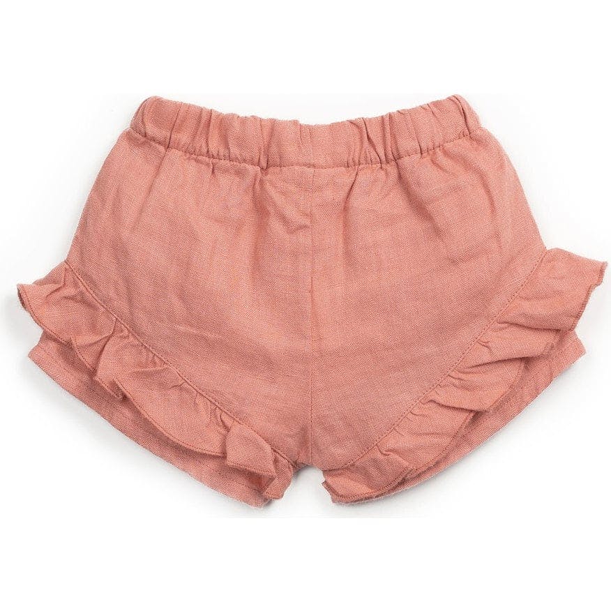 Bow Waist Ruffle Waist Shorts