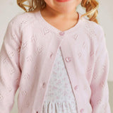 Icing Pink Pointelle Cardigan