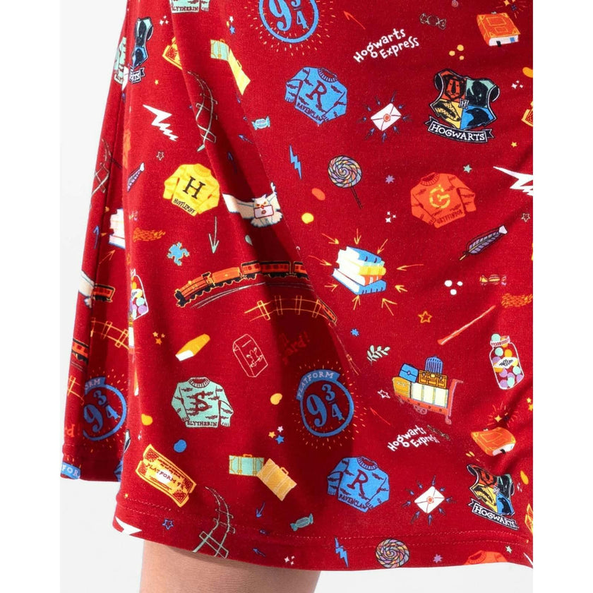 Hogwarts Express Bamboo Girls' Long Sleeve Dress