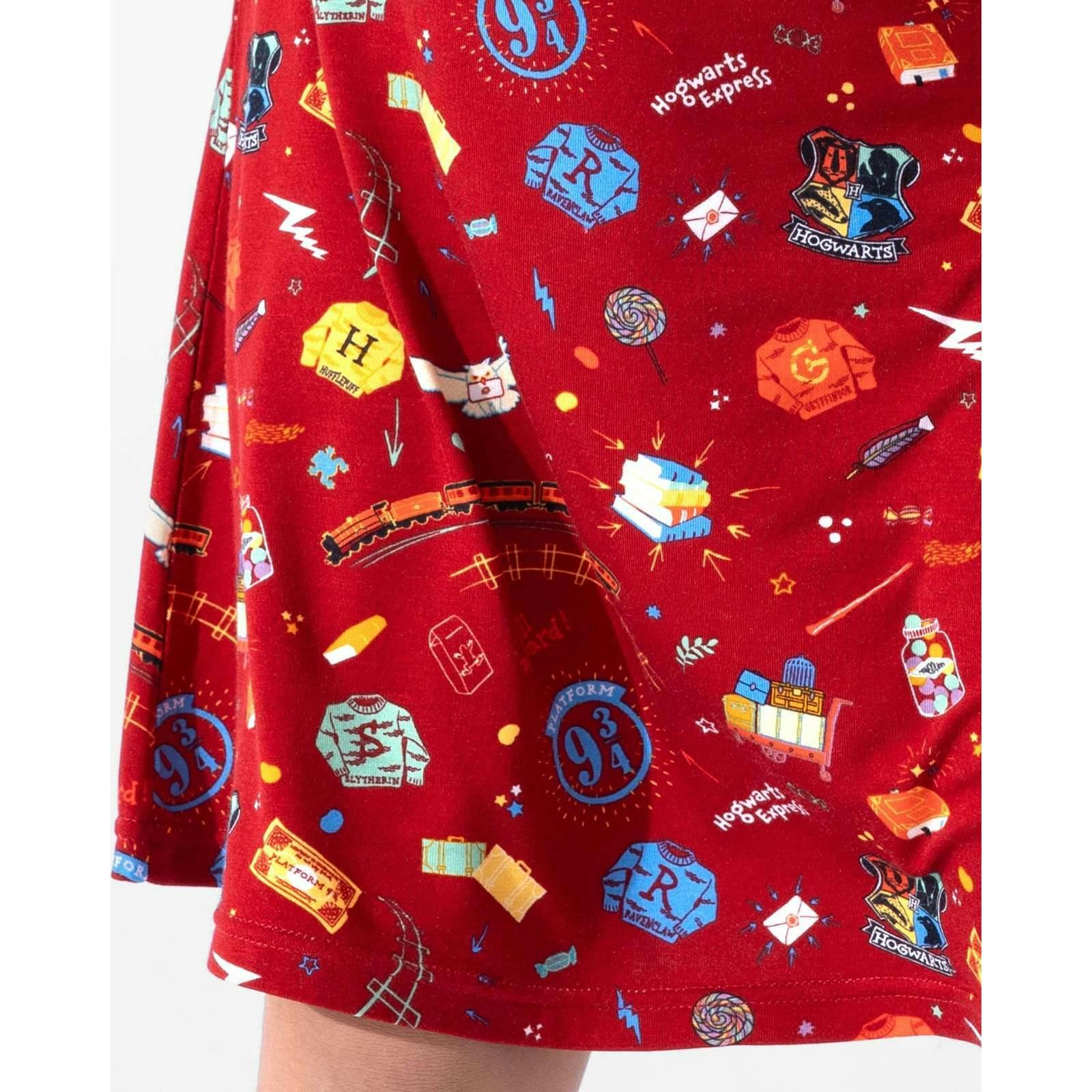Hogwarts Express Bamboo Girls' Long Sleeve Dress