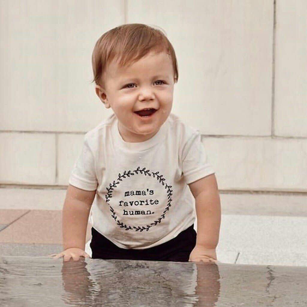 Mamas Favorite Human Organic Kids T-shirt