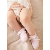 Martha Floral Bow Detail Swiss Voile Bloomers in Pink (1mth-12mths)