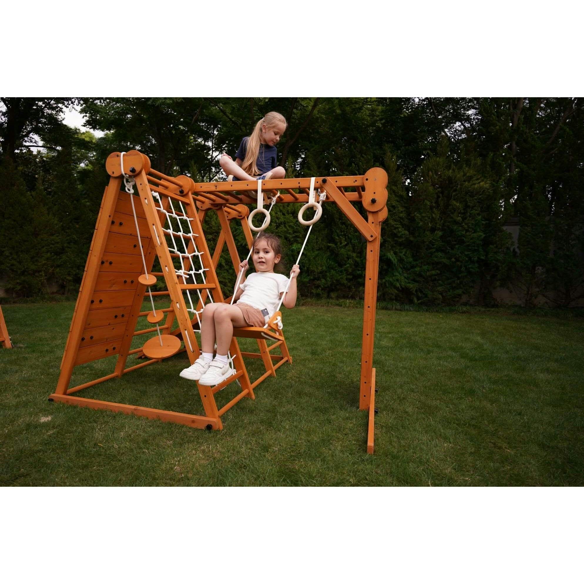 Chestnut | Outdoor & Indoor Foldable Jungle Gym