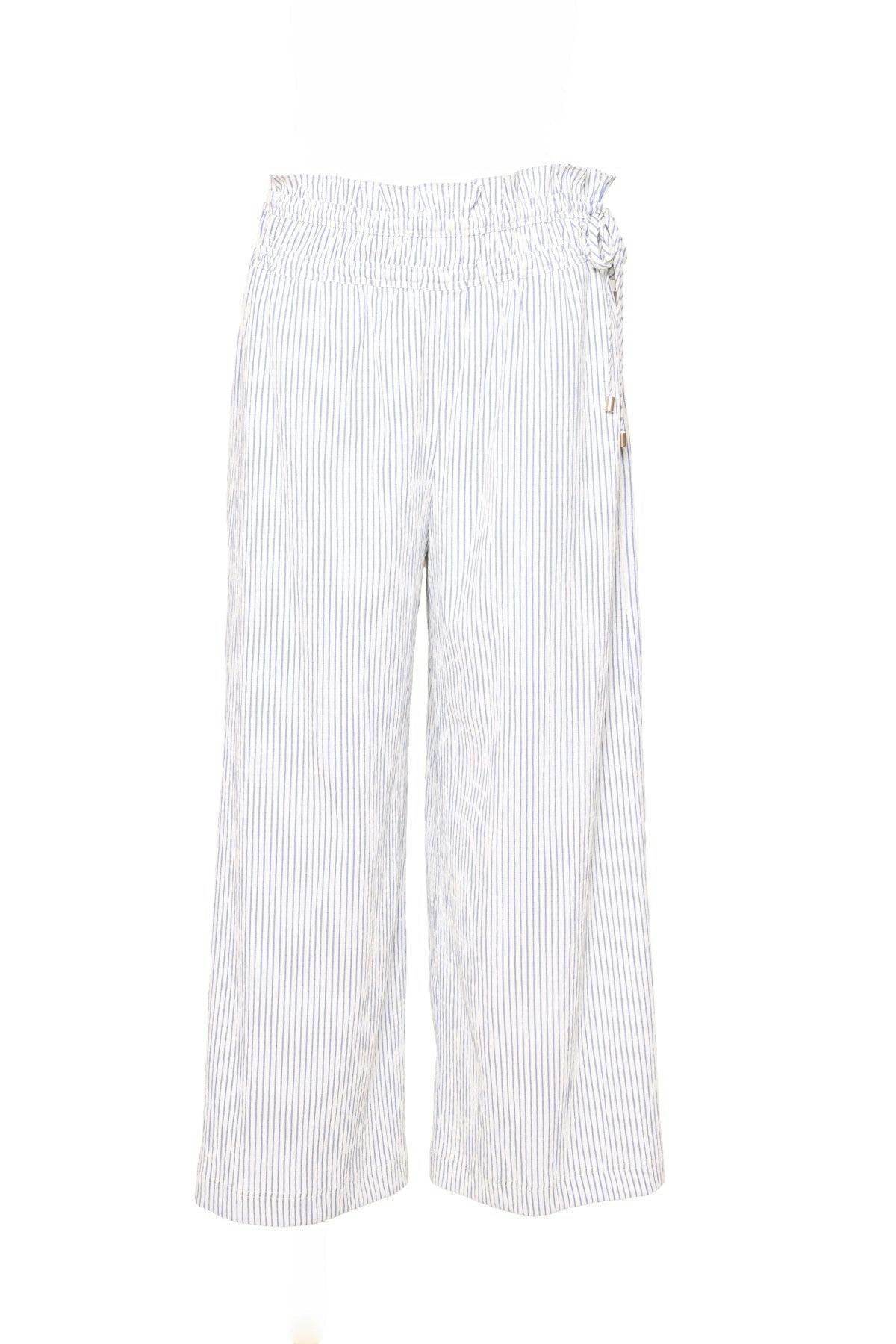 Harley Pants in Blue & White Pinstripe