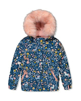 Two Piece Discover Snowsuit Blue And Pink Unicorn Print