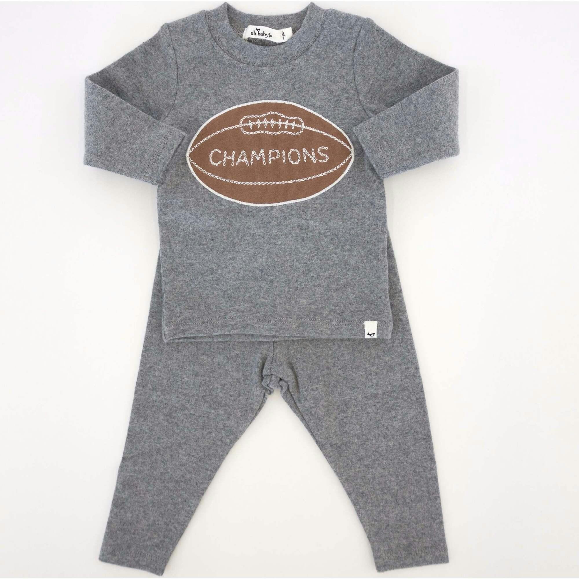 Football Patch L/S 2pc Set