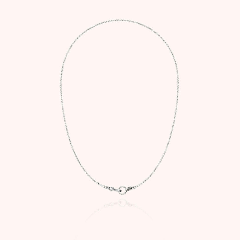 Rope Chain Necklace, 925 Sterling Silver