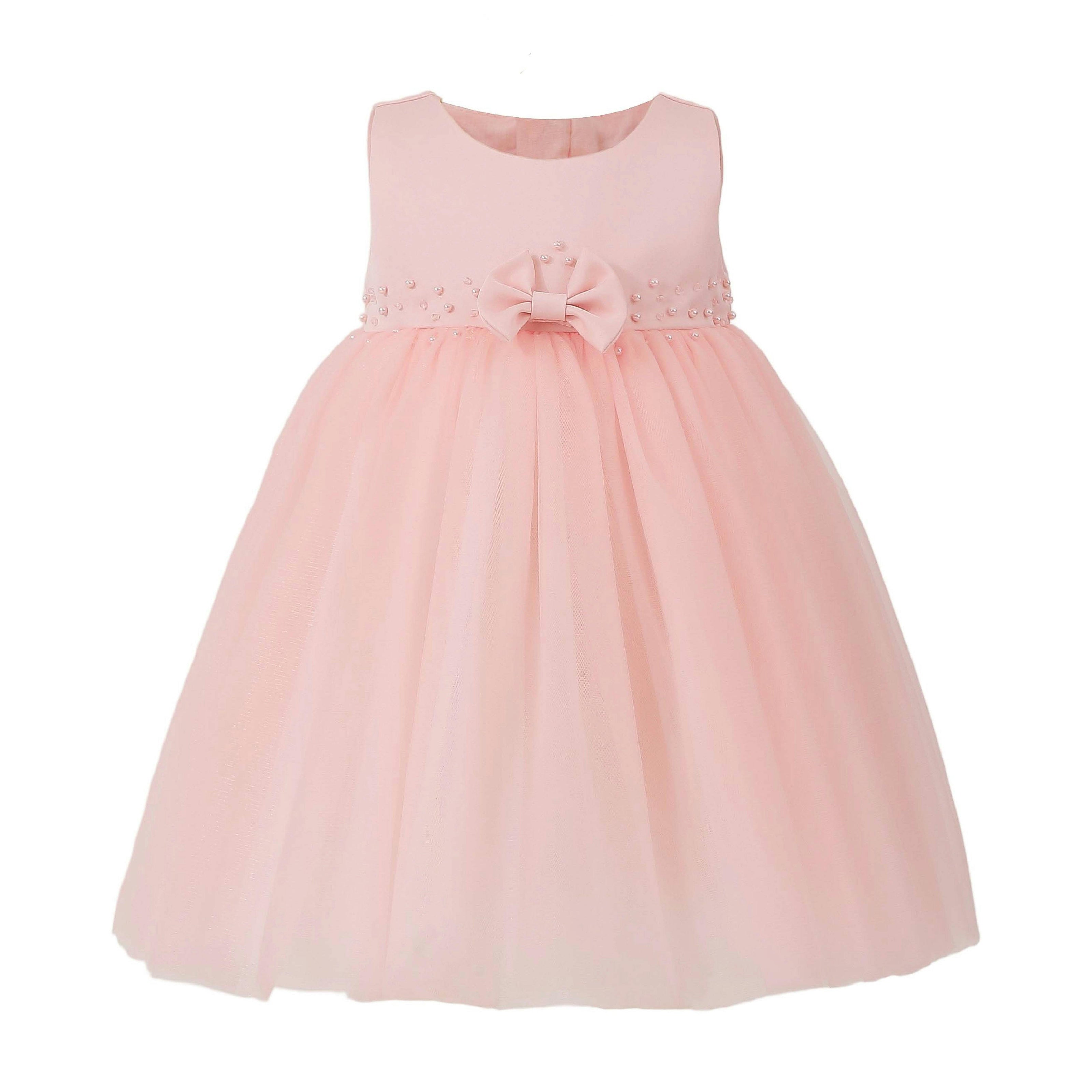 Pink Oravelle Lace Petal Gown