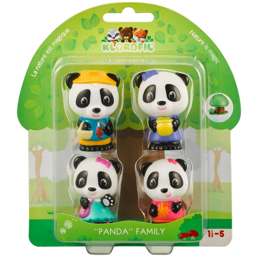 Timber Tots: 4 Characters - Panda Family