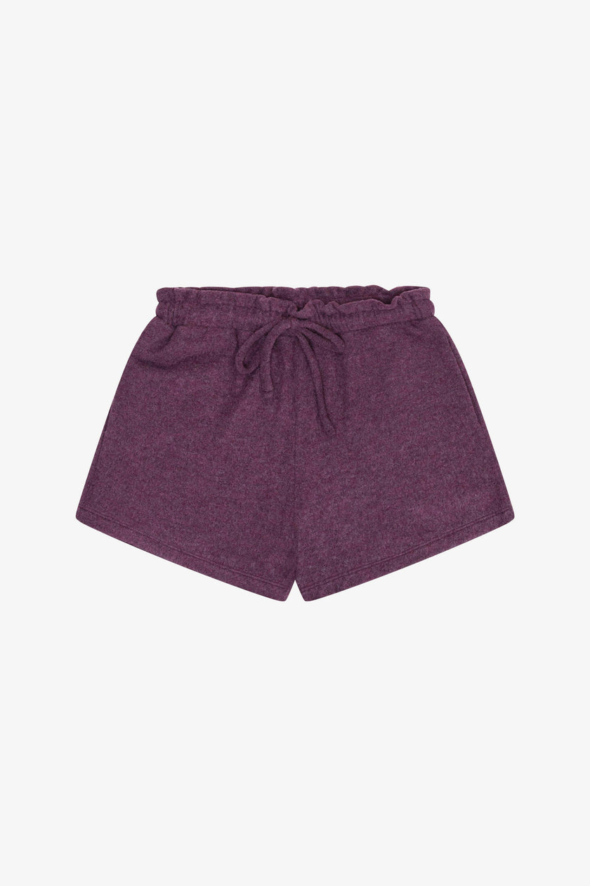 Tenly Hacci Jersey High Waist Drawstring Short