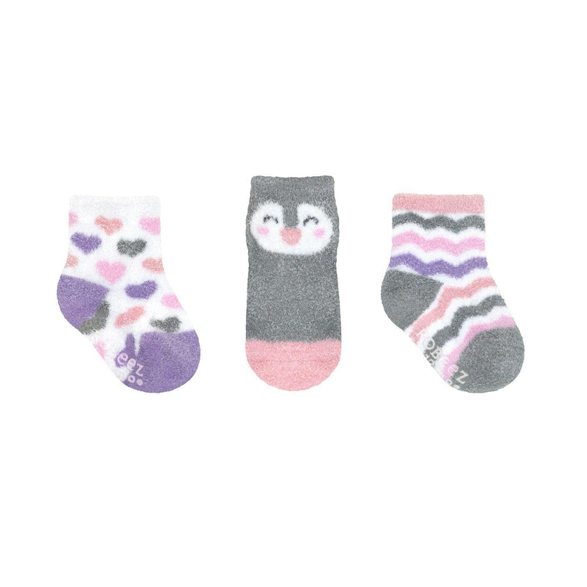Little Grey Cozy 3pk Infant Hosiery