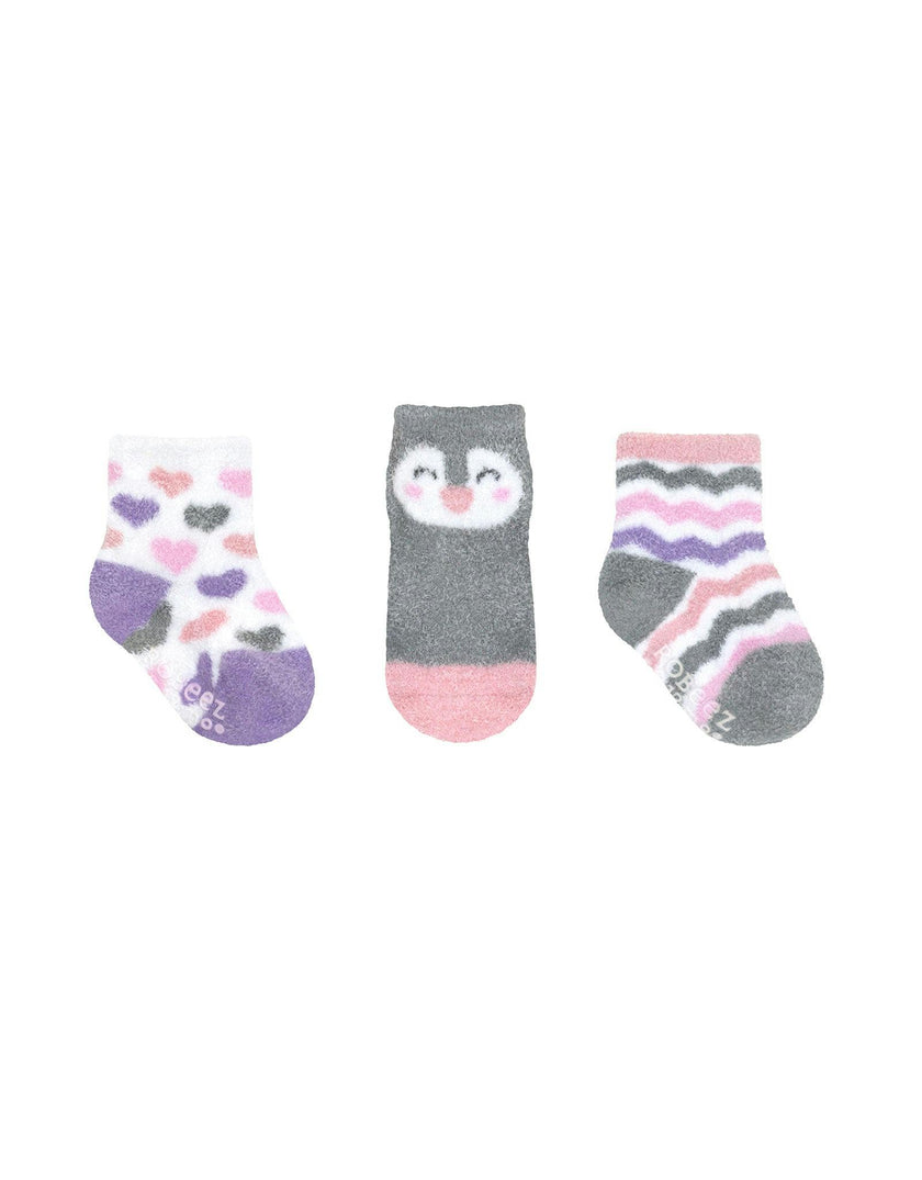 Little Grey Cozy 3pk Infant Hosiery