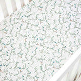 Secret Garden Print Crib Sheet